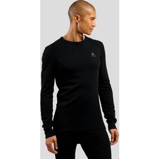 Odlo Base Layer Top Crew Neck L/S Active Warm Eco Syntetisk undertøj Herrer størrelse 4XL farve sort