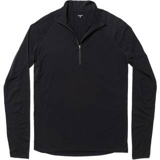 Houdini Men's Desoli Light Half Zip True Black, S