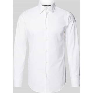 BOSS Black Herren Hemd weiß Slim Fit