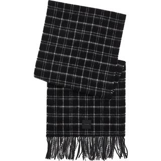 Wool Scarf - Black - One Size