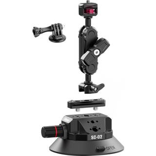 Ulanzi SC-02 Sugning Mount Magic Arm Bracket til DSLR-kameraer til GoPro Action Camera Video Shooting