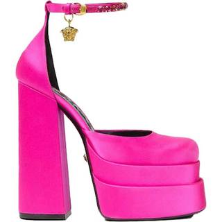Versace Medusa Aevitas satin platform pumps - pink - EU 38