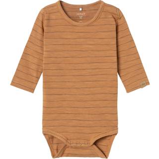 NAME IT Langærmet Body Okkel Almond