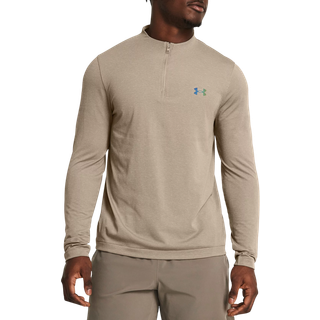 Under Armour Vanish Elite Seamless Men's ¼ Zip Timberwolf Taupe / Iridescent M