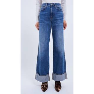 Veronica Beard Taylor high-rise wide-leg jeans - blue - 26