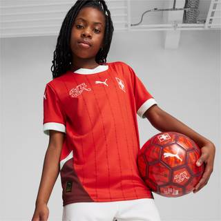 Puma Switzerland 2024 Home Jersey Youth, Red, Size 11-12Y, Clothing - Regal Red - 11-12Y