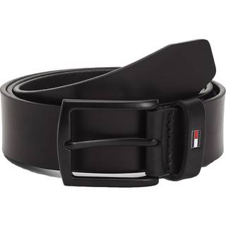 Tommy Hilfiger Herren Gürtel schwarz Glattleder