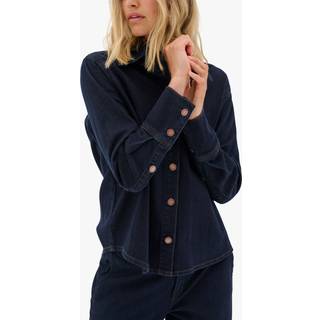 LaraMW Skjorte, Dark Blue Un-Wash, 34