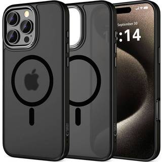 iPhone 16 Pro Tech-Protect MagEdge Cover  - MagSafe-kompatibel - mat sort / gunmetal