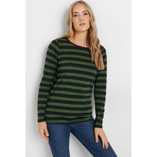 Lts Tall Black & Khaki Green Long Sleeve Tshirt Top 22-24 Lts | Tall Women's Long Sleeve Tops