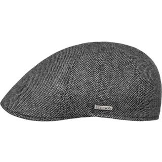 Stetson Men's Texas Fine Herringbone Flat Cap Antracite, 58-59/L