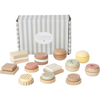 Jabadabado Stackable Cookies Legetøjsmad - Legetøj Træ Multi - T307