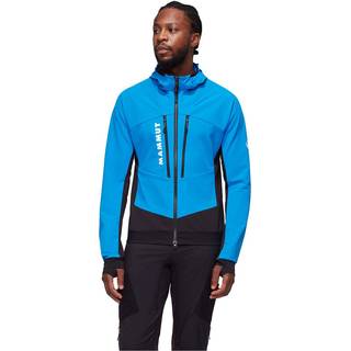 Mammut Aenergy SO Hybrid Hooded Jacket Softshelljakke Herrer størrelse XL farve blå