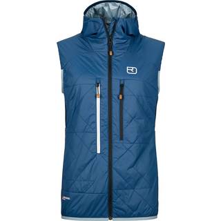 Ortovox Women's Swisswool Piz Boè Vest Uldvest Damer størrelse M farve blå