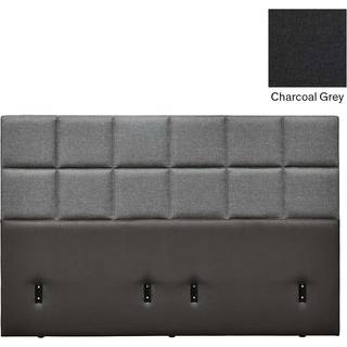 Tempur Check Gavl 140x130 Tex Charcoal Grå