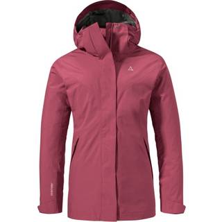 Schöffel Women's 3In1 Jacket Tamina 3 i 1-jakke Damer størrelse 34 farve rød