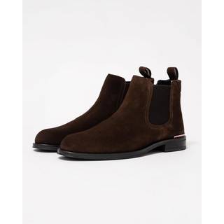 Tommy Hilfiger Herren Boots braun Velours