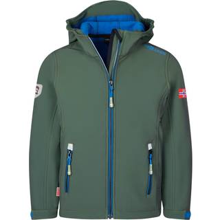 Trollkids Kid's Trollfjord Jacket Softshelljakke Børn størrelse 128 farve olivengrøn