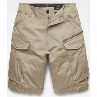 Rovic Zip Relaxed Shorts - Beige - Men