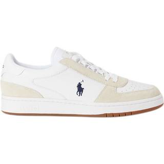 Polo Ralph Lauren Herren Sneaker weiß Glattleder