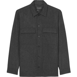 Marc O'Polo Herren Overshirt grau meliert