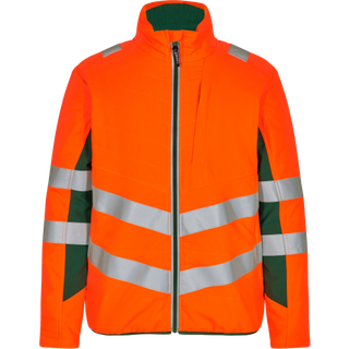 ENGEL Safety quiltet inderjakke Orange/Grøn 1159-158 M