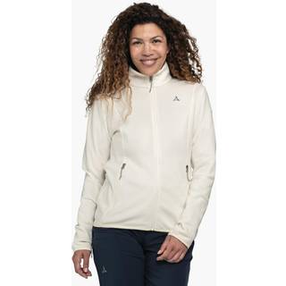 Schöffel Women's Fleece Jacket Ash Fleecejakke Damer størrelse 44 farve hvid