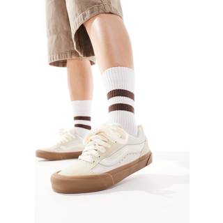 Vans - Knu Skool Shoes, Man, Beige, Size: 35 - Beige - 35