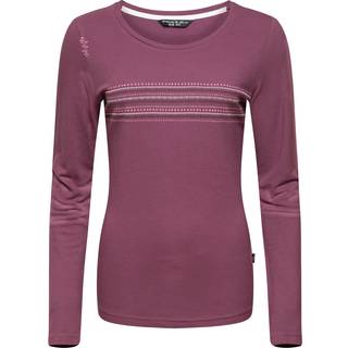Chillaz Women's Dalmatien Ornament Longsleeve Damer størrelse 40 farve lilla