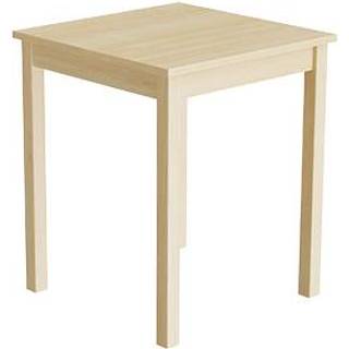 Bord Lovis 601, 600x600 mm Højde 720 mm med birk laminat, birk understel