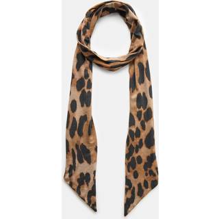 Mint Velvet Leopard Tryk Skinny TørklædeEn