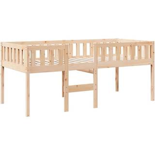 juniorseng uden madras 80x200 cm massivt fyrretræ