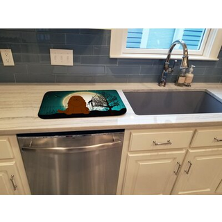 """" Caroline's Treasures BB2240DDM Dish Drying Mat 14 """" """" X 21 """" ""Halloween"" ""