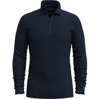 Smartwool Classic Thermal Merino Base Layer 1/4 Zip Boxed Merino undertøj Herrer størrelse XL farve blå