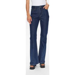 NÜMPH - Nulondon Jeans Long - Dark Blue Denim - 36 - Blå - Jeans