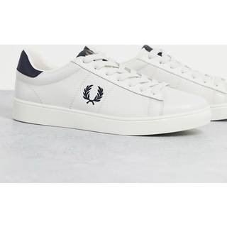 Fred Perry Herren Sneaker weiß Glattleder