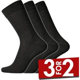 Dovre 3-pak Wool Socks - Black - Str 45/48
