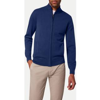 Pierre Cardin Herren Cardigan blau unifarben