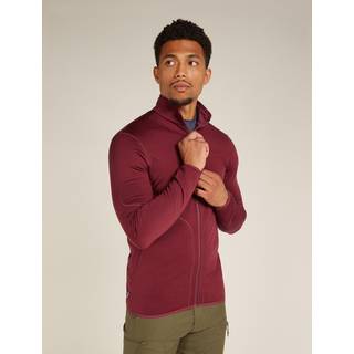 Icebreaker Men's Merino 560 Realfleece Elemental II Longsleeve Zip Port, M