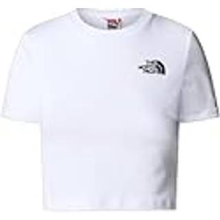 The North Face Women's Crop S/S Tee T-shirt Damer størrelse XS farve hvid