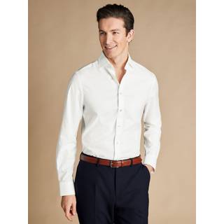 Charles Tyrwhitt Slim Fit Non Iron Cotton Twill Shirt White