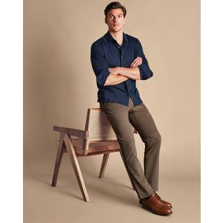 Charles Tyrwhitt Charles Tyrwhitt Brown Slim Fit Ultimate Non-Iron Chinos