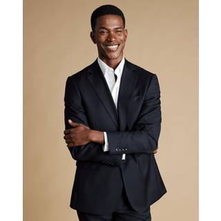 Charles Tyrwhitt Charles Tyrwhitt Blue Slim Fit Stretch Twill Suit: Jacket