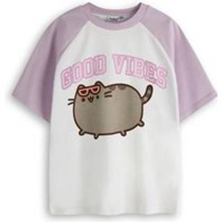 Vanilla Underground Vanilla Underground Purple Girls Pusheen 100% Cotton T-Shirt