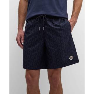 Monogrammed Swim Shorts - M