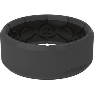 Groove Life Zeus Edge Deep Stone Silicone Ring Breathable Rubber Wedding Rings For Men Lifetime Coverage Unik designkomfort Fit Ring - St?rrelse