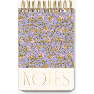 DesignWorks Ink Large Chunky Notepad - Purple Vintage Floral - Notesbog