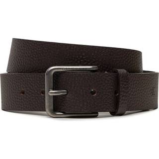 Reversible Leather Belt - Brown - 120 cm