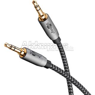 Goobay Plus Minijack kabel - Grå - 2 m