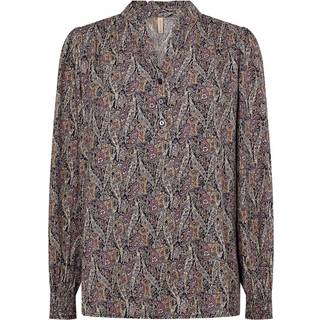 SC-Ilya 1 - Print Bluse - Wine